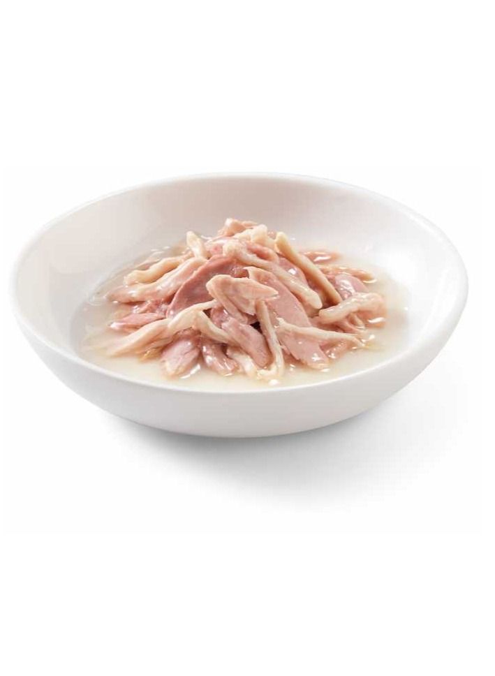 Schesir Cat Can Broth-Wet Food Tuna With Chicken 70G -14PC - Image 3