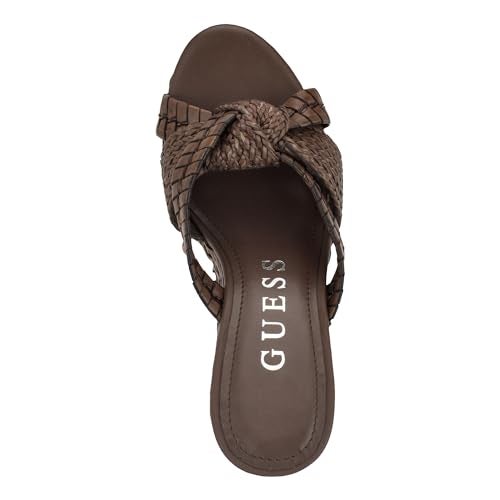 GUESS صندل ويدج إيفه النسائي من غيس، بني 210، 7.5 - Image 2