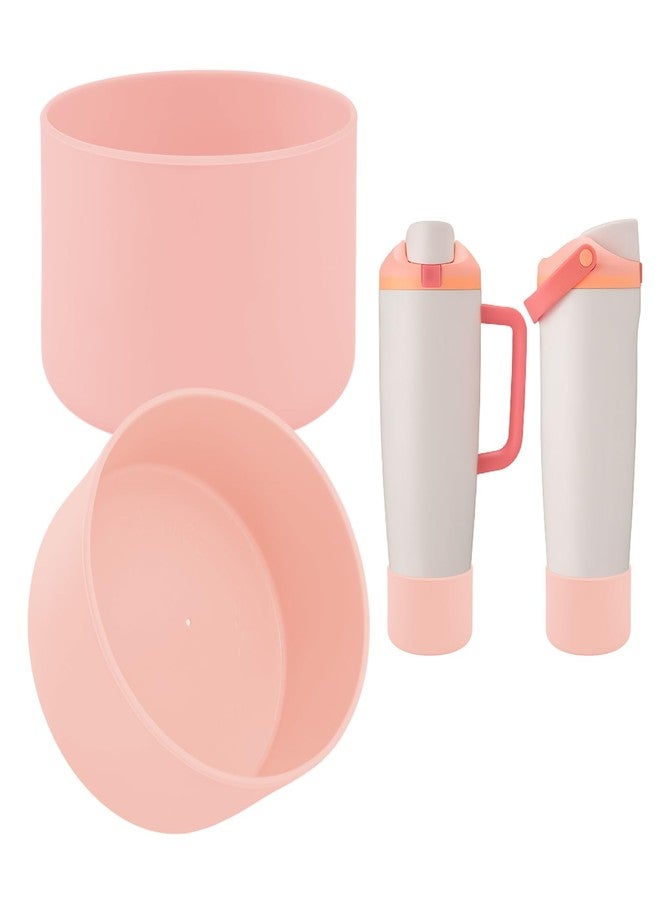 BKBY 2PCS Silicone Boot Compatible with Owala 30oz & 40oz FreeSip Sway Bottles & Tumblers, Protective Anti-Slip Bottom Cover Sleeve for Freesip Sway Tumbler - Image 1