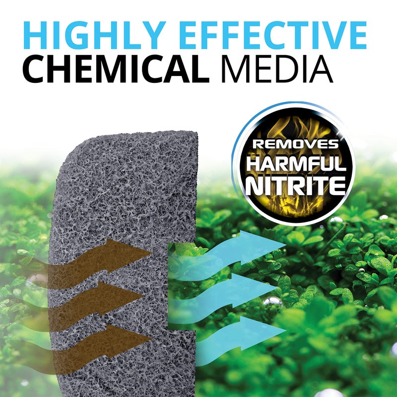 Fluval 107/207 Nitrite Remover Pad, Replacement Aquarium Canister Filter Media, 3-Pack - Image 4