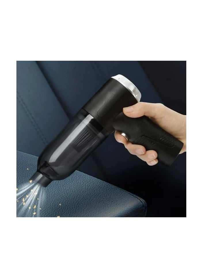 TYZOON - 3 in 1 Portable Vacuum Cleaner Duster Blower Air Pump Wireless Handheld Clean Microscopic dust Like Car, Home,Computer, Laptop, Flower, Mirror Vehicle Interior Cleaner - Image 1
