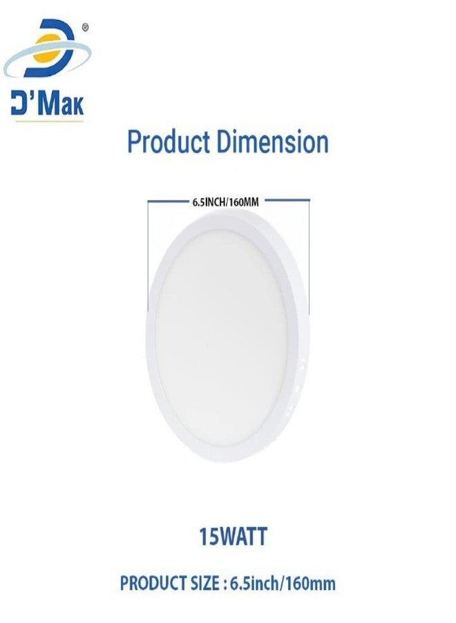 D'Mak 15W LED White Panel Light - Image 5