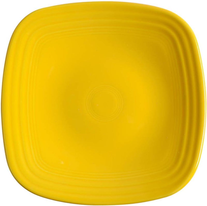 Homer Laughlin Fiesta Square Luncheon Plate Daffodil