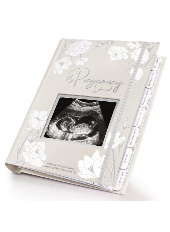 KeaBabies Pregnancy Journal, Pregnancy Announcements - 80 Pages Hard Cover Pregnancy Book For Mom To Be Gift - Pregnancy Gifts For New Moms - First Time Expecting Mom Gift - Baby Album And Memory Book (Clay) - Image 1