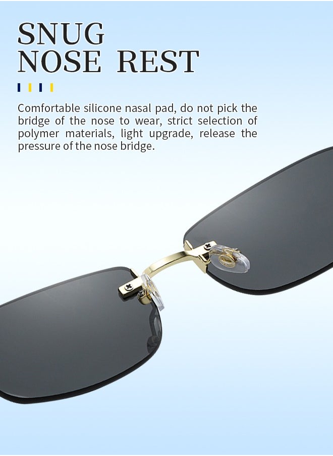 Generic - UV Protection Glasses Sunglasses Block 99% of UVA and UVB Rays, Suitable for All Face Shapes - Image 1
