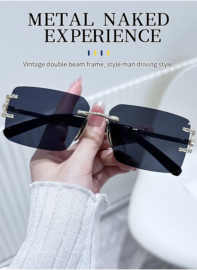 Generic - UV Protection Glasses Sunglasses Block 99% of UVA and UVB Rays, Suitable for All Face Shapes - Image 1