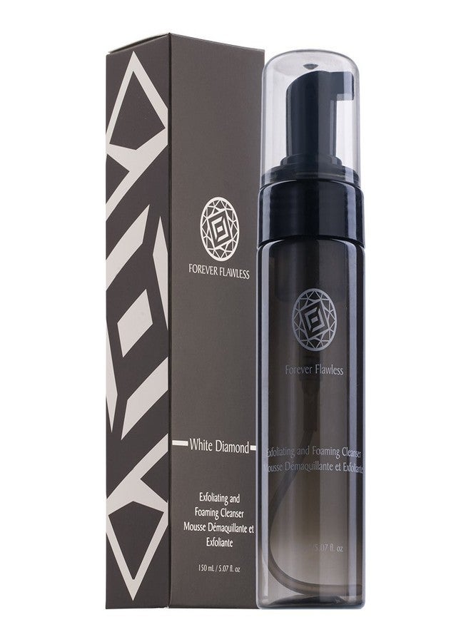 Forever Flawless Exfoliating and Foaming Face Cleanser and Makeup Remover with 100% Natural Diamond Powder, Deep Clean for Women and Mens Pores FF17, (150 ml) - Image 1