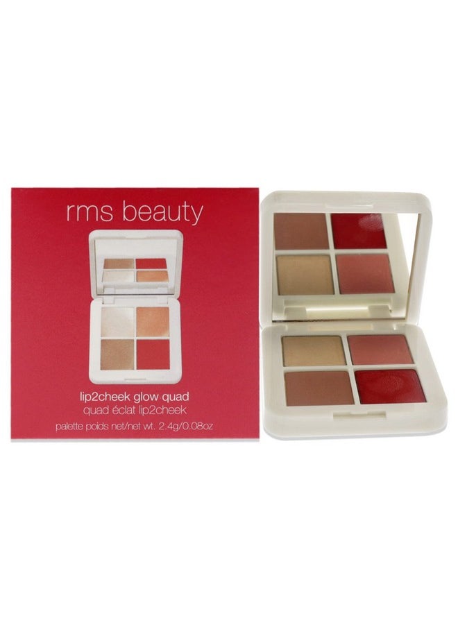 RMS Beauty Lip2Cheek Glow Quad Mini Makeup Women 0.08 Oz  - Image 2