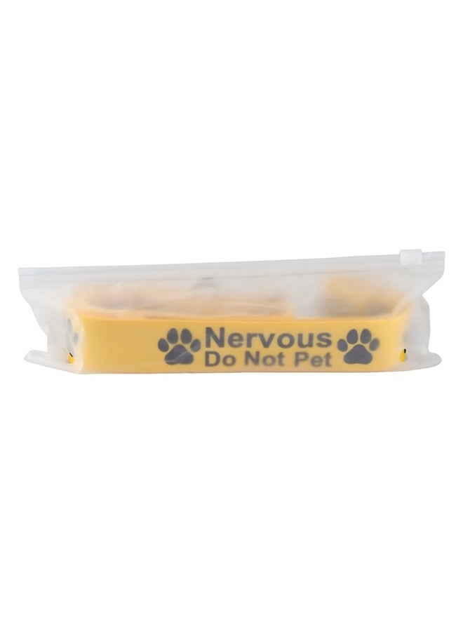 BLUPARK Funny Dog Leash Nervous Do Not Pet Dog Leash Walking Training Dog Leashes Dog Owner Pet Lover Gift (Nervous Do Not Pet-YE) - Image 3