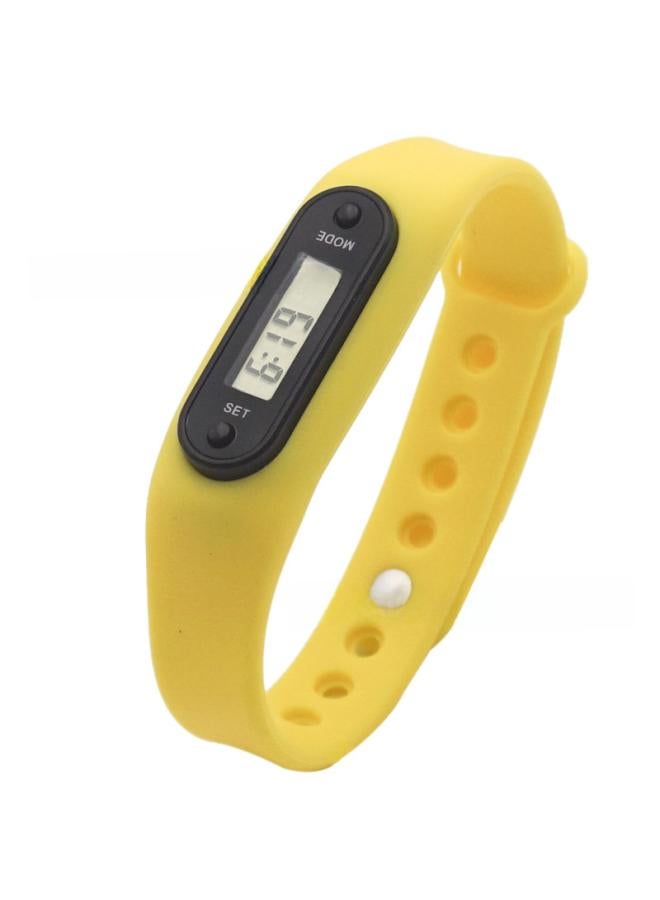 European And American Hot Lcd Silicone Pedometer Handring Watch Sports Calorie Pedometer Smart Led Electronic Handring Watch