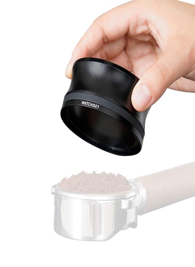 watchget 58mm Espresso Dosing Funnel Strong Magnetic Coffee Dosing Ring for 58mm Espresso Portafilters Aluminum Alloy Espresso Portafilter Funnel 33mm Tall Espresso Tools, Black - Image 3