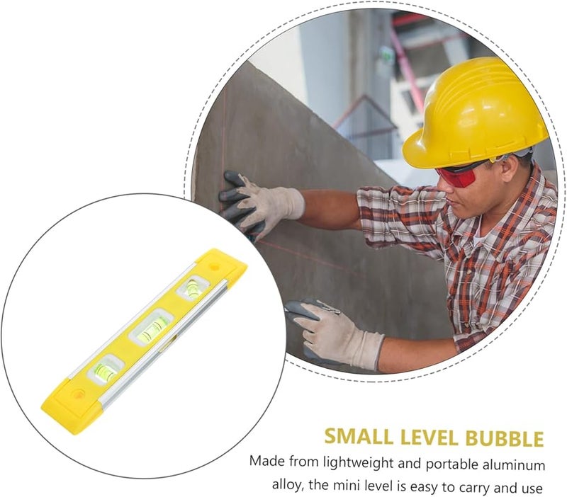 5 قطع مسطرة تسوية مغناطيسية أداة قياس محمولة لقياس زوايا الميل الأفقية والرأسية بدقة - Image 4