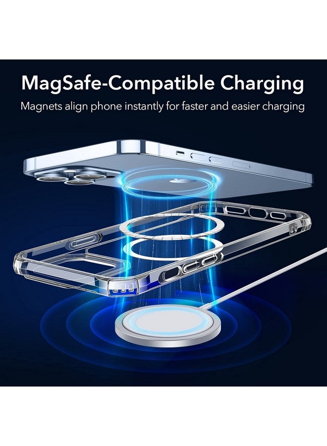 ESR ESR Air Armor Magnetic Case with HaloLock Compatible with iPhone 13 Pro Case, Compatible with MagSafe, Military-Grade Protection, Yellowing-Resistant Hard Back, Shock-Absorbing Corners, Clear  - Image 2