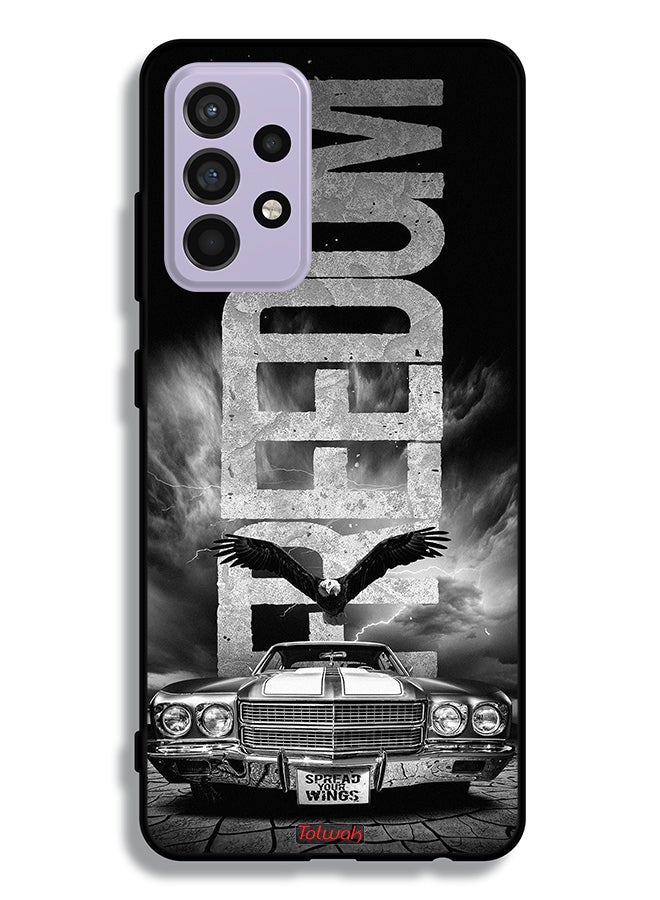 Tolwak Samsung Galaxy A52s 5G Protective Case Cover Freedom Art - Image 1