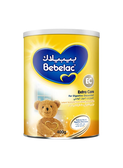 Extra Care Infant Formula, 0-12 Months, Reduces Gas & Digestive Discomfort in Babies, with 100% partially hydrolysed whey protein, reduced lactose, Beta-Palmitate and prebiotics, 400g