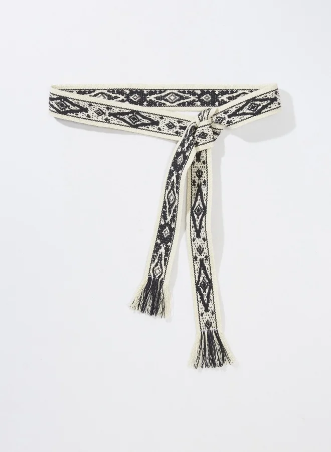 امريكان ايجل AEO Wide Woven Belt