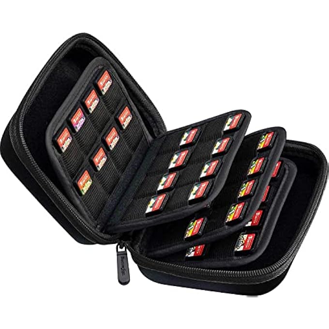 BUTTERFOX 64 SWITCH GAME CARD STORAGE HOLDER HARD CASE FOR NINTENDO SWITCH GAMES, PS VITA GAMES AND SD MEMORY CARDS - Image 1