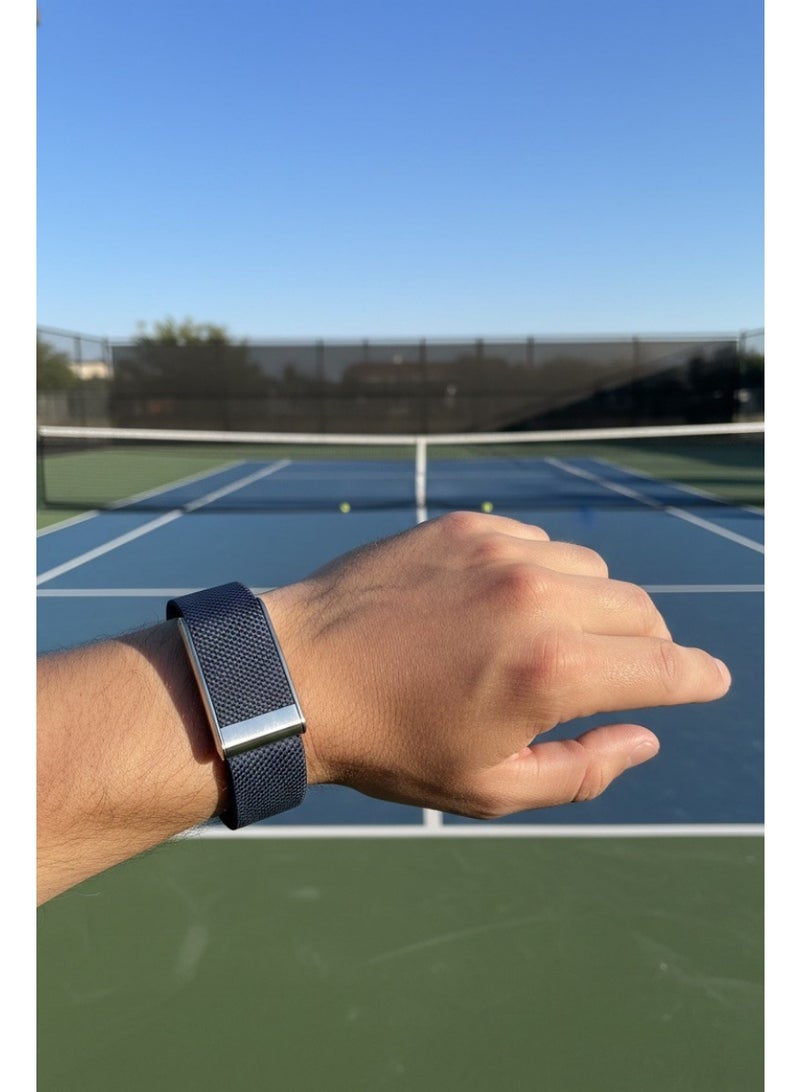 سوار بديل فاخر من نسيج SuperKnit الرياضي متوافق مع ووب 5.0 فقط حزام أداء مميز مصنوع من مواد قابلة للتنفس متين وقابل للتعديل يوفر ثباتًا آمنًا ومثالي للتدريب اليومي والتمارين الرياضية ونمط الحياة النشط - Image 5