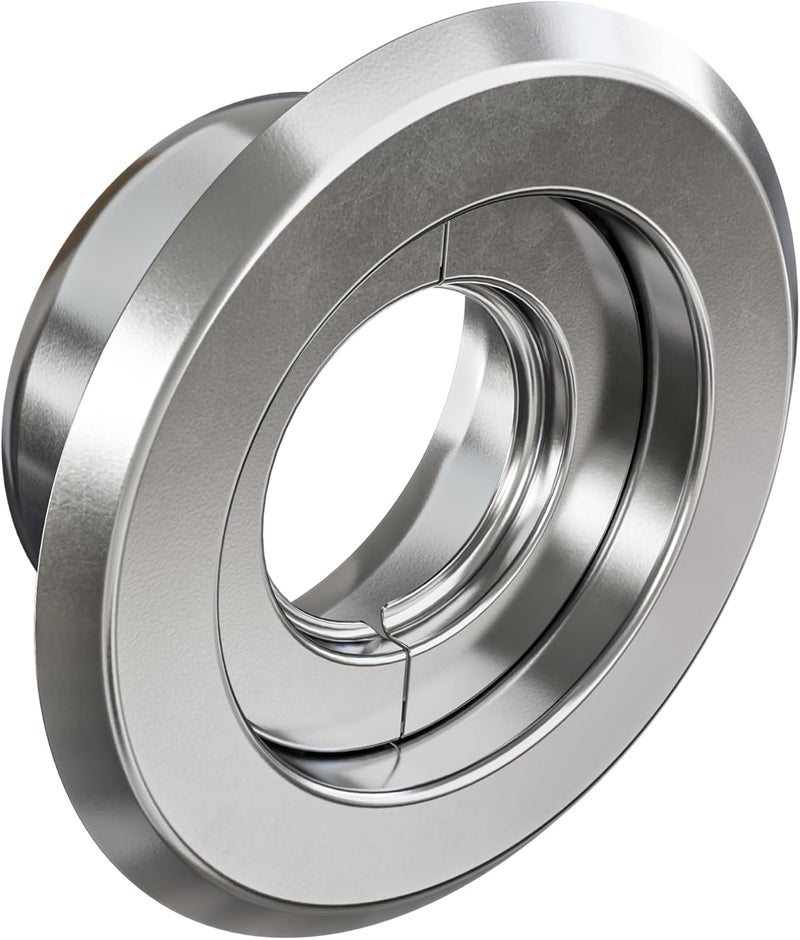 RepelFire Retrofit Recessed Fire Sprinkler Escutcheon 3/4 in. IPS - Split 3 Piece in Chrome Plated - Depth Adjustment Range up to 3/4 in. for Fire Sprinkler Trim - Image 1