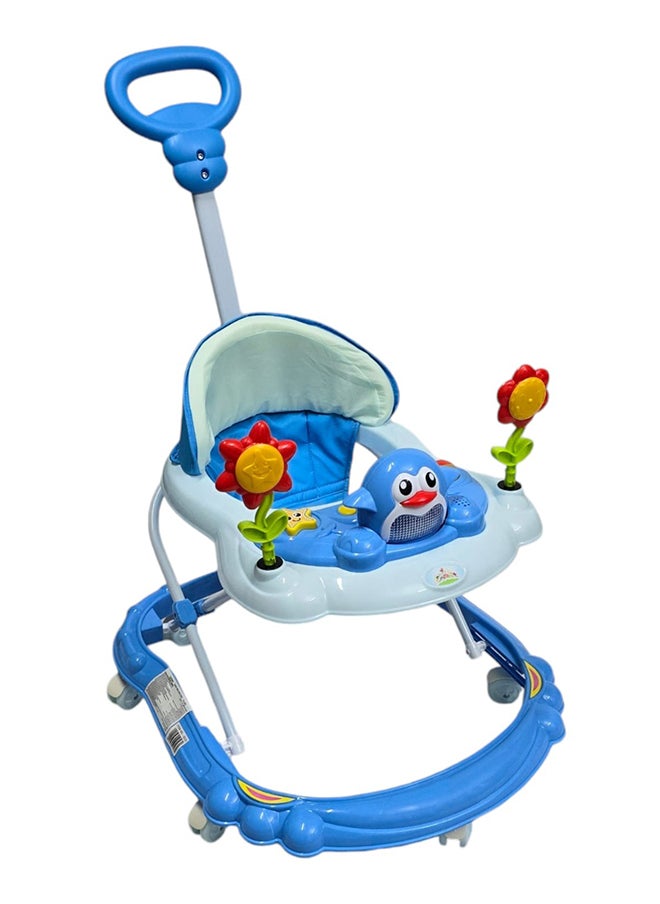 BABYCARA Baby Push Walker With 3 Height Adjustable Parental Handle, Light And Musical Toy Rattles For Babies 6-24 Months  - Image 2
