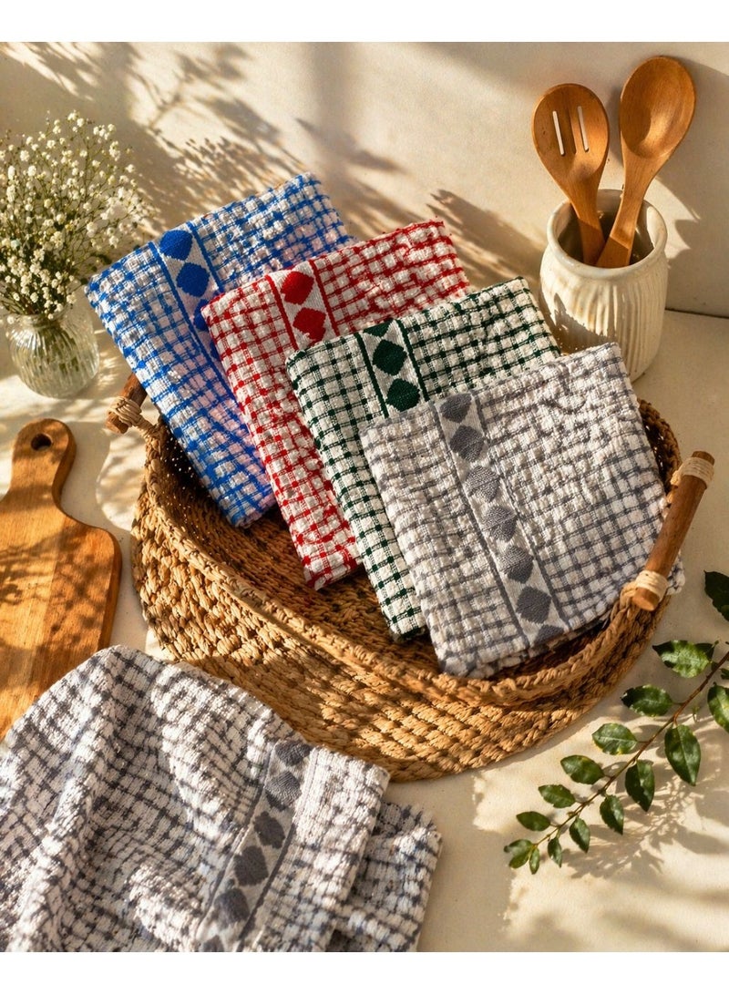 toãlla kitchen towel set -6 pieces -4 colors - Image 1