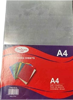 Deluxe A4 Pvc Clear Binding Sheet (150mic) Deluxe) 