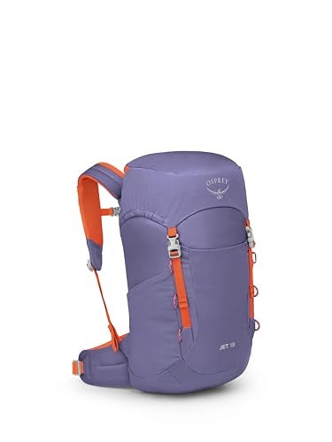 Osprey Jet 18L Kid's Hiking Backpack, Euphoria Purple - Image 1