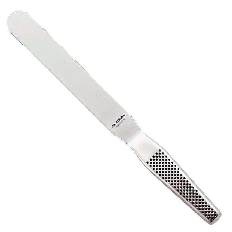 Global 8 inch Straight Spatula, Stainless Steel, GS-21/8