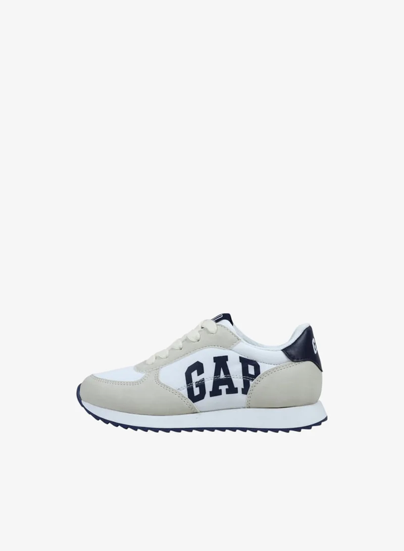 GAP Boys' Panelled Sneakers with Lace-Up Closure