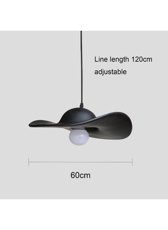 Hummer Modern black single chandelier E27*1L, diameter 60 cm - Image 1