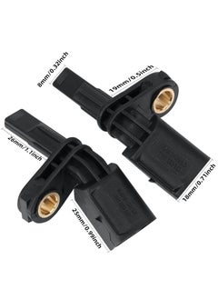 Excefore ABS Wheel Speed Sensor, Front Left and Right 2pcs/set, OE WHT003856 WHT003857 Compatible with Audi(A3 TT),Porsche(Carrera GT),SEAT(Leon),Volkswagen Wheel Speed Sensor  - Image 5