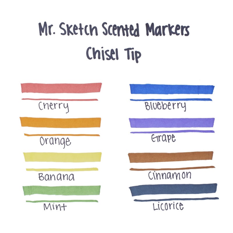 Mr. Sketch Mr. Sketch® Scented Markers, Assorted Colors, Set Of 8 - Image 3
