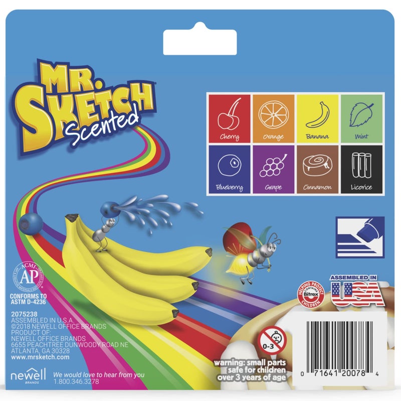 Mr. Sketch Mr. Sketch® Scented Markers, Assorted Colors, Set Of 8 - Image 4