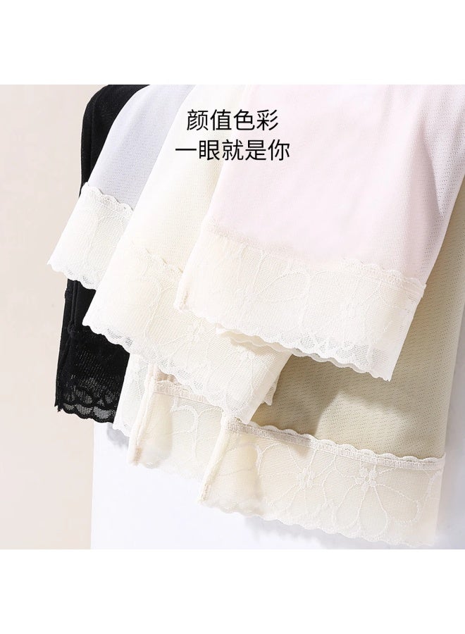 Gujin Bare Feeling Ice Silk High Waist Seamless Women's Underwear New Summer Slimming Breathable Women's Briefs