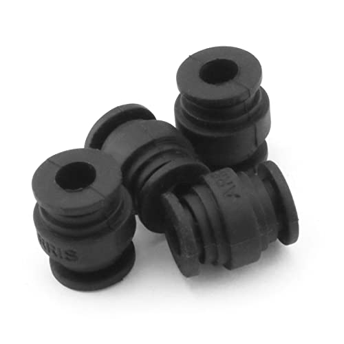 DGHAOP 16pcs Shock Damping Rubber Balls Black Silicone Mount Shock Absorption Balls Anti Vibration Damper Balls - Image 5