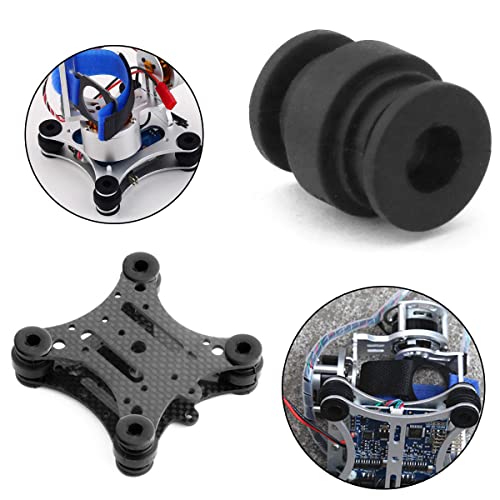 DGHAOP 16pcs Shock Damping Rubber Balls Black Silicone Mount Shock Absorption Balls Anti Vibration Damper Balls - Image 4