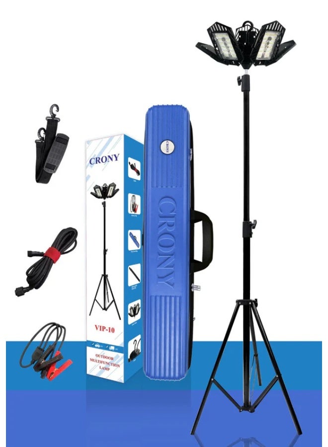 كروني مصباح تخييم خارجي متعدد الوظائف مقاوم للماء Crony Vip-10 - مصباح مشي لمسافات طويلة عالي اللومن مقاوم للماء بتصميم متين مقاوم للتآكل للمغامرات الخارجية - Image 2