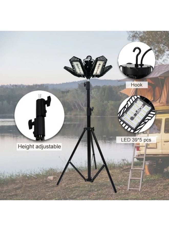 Crony Vip-10 Portable Outdoor Led Desert Camping Light - High Lumen Waterproof Hiking Light With 360° Rotating Head & Telescoping Stand Durable Wear-Resistant Design | Portable For Camping & Outdoor Use - Image 2