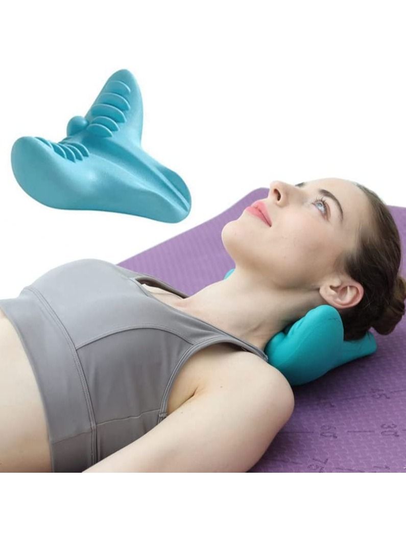 DubaiGallery Neck and Shoulder Relaxer, Cervical Traction Device Neck Stretcher Cervical Traction for TMJ Pain Relief and Muscle Relax Chiropractic Pillow for Spine Alignment - Image 4