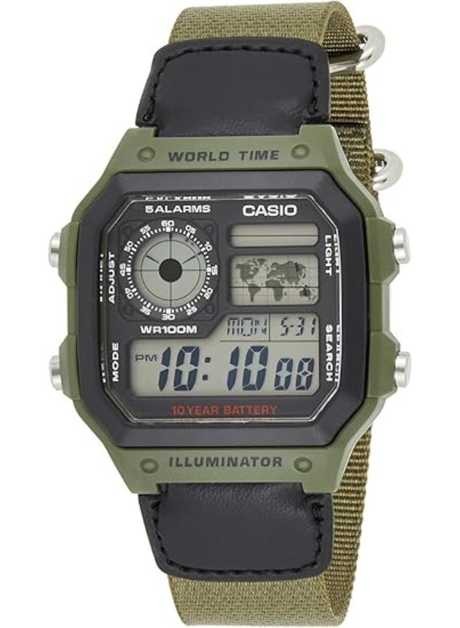 CASIO Digital Men Watch AE-1200WHB-3BVDF - Image 1