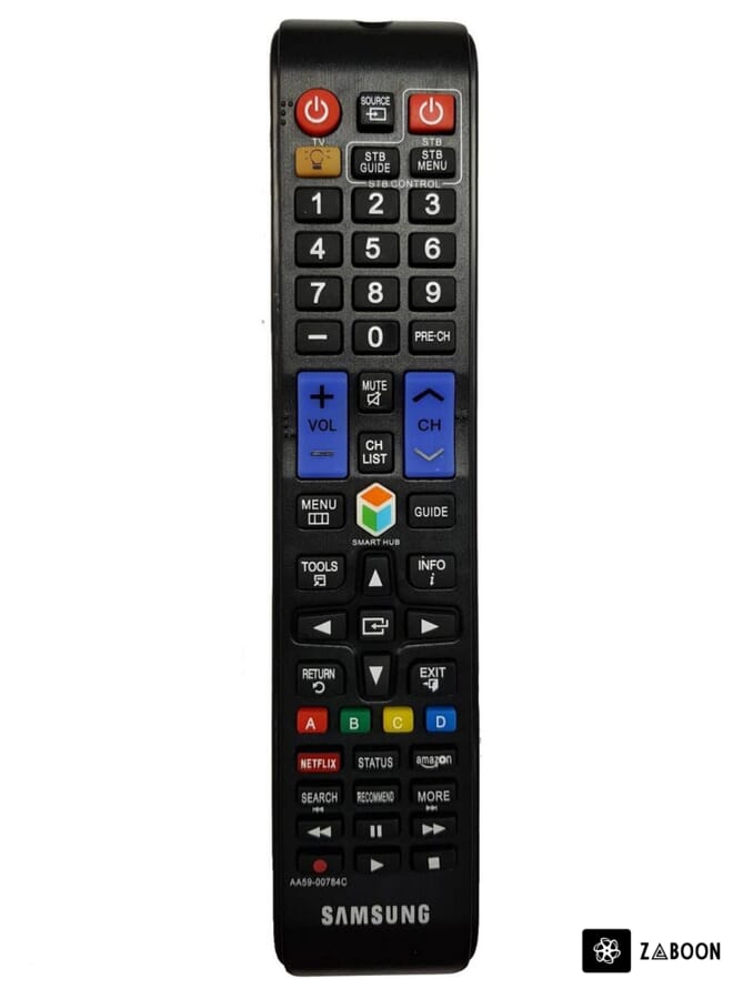 Zaboon Universal TV Remote Control Black