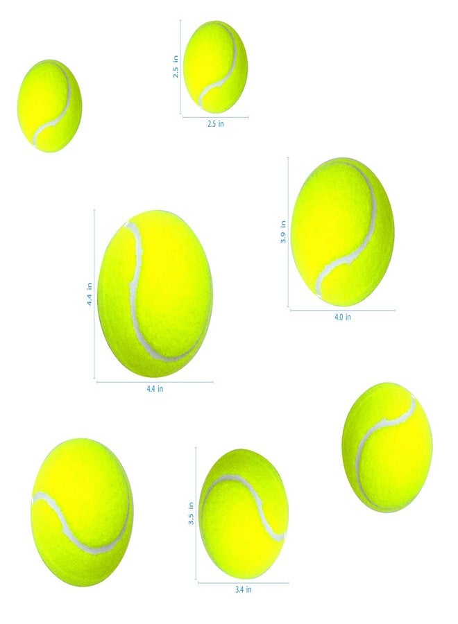 StikArt 20 Tennis Ball Sticker Wall Decals in Assorted Sizes Yellow - Image 2