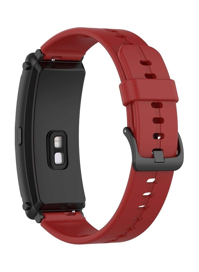 NIBEMINENT Silicone Strap For Huawei Talk Band B6 Red  - Image 1
