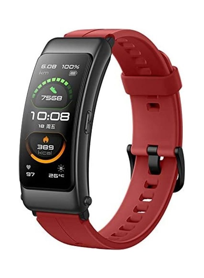 NIBEMINENT Silicone Strap For Huawei Talk Band B6 Red  - Image 2
