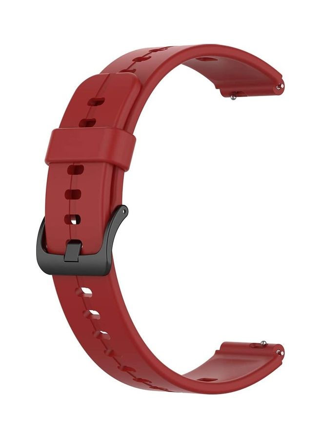 NIBEMINENT Silicone Strap For Huawei Talk Band B6 Red  - Image 4