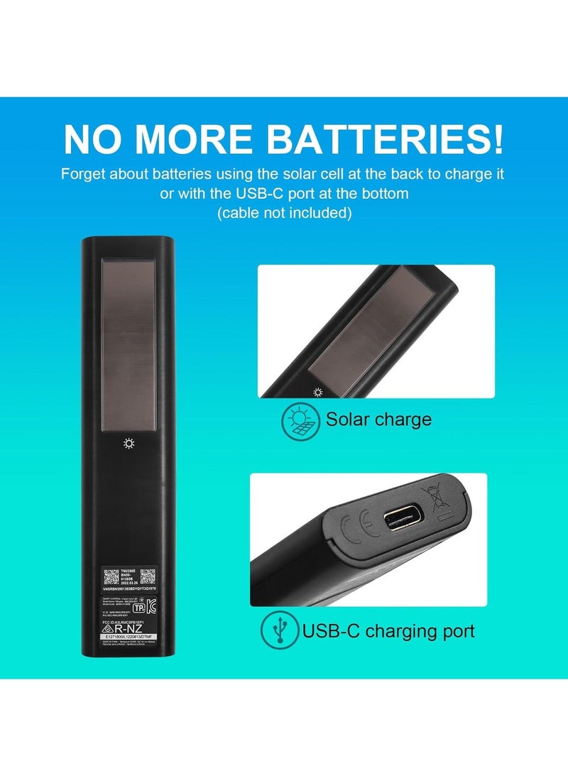 TIGER BN59-01385A Replacement Solar Voice Remote Control for Samsung Frame Smart TV, Bluetooth Rechargeable Solar Cell, Compatible with 2021-2022 Neo LED 4K Ultra HD TVs, Compact Design, 4 Buttons for Easy Control - Image 4