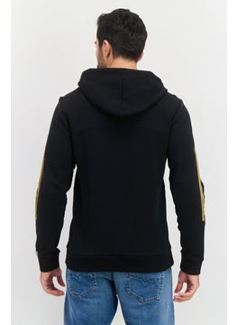 BOSS Men Embroidered Logo Full Zip Sweatshirts, Black  - Image 3