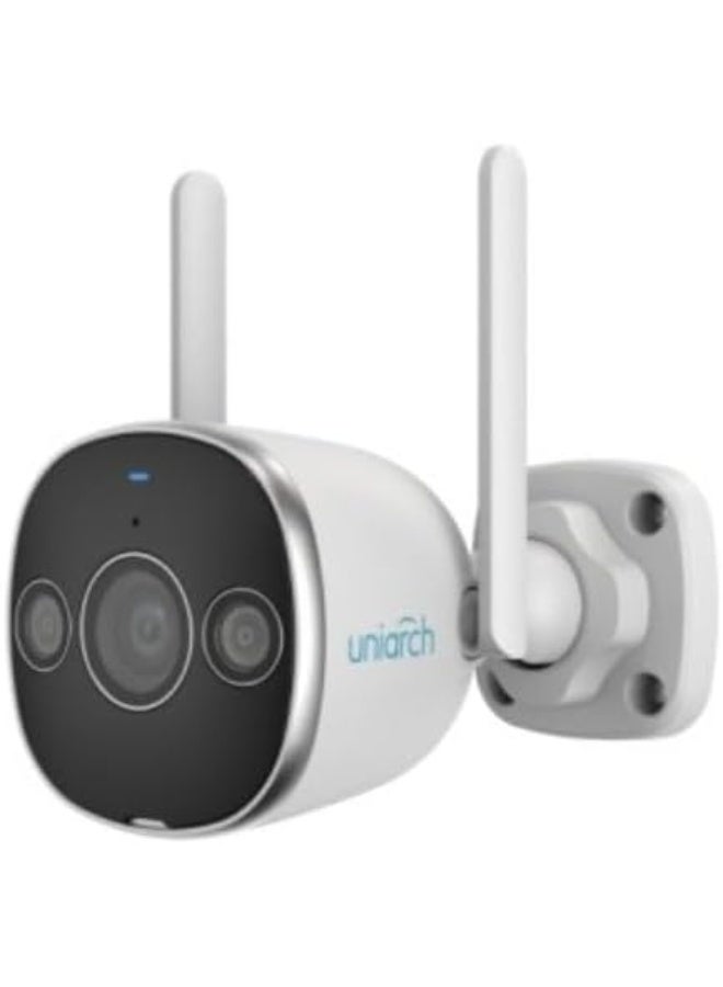 Uniarch Uho-B2D-M3F3D 3MP Outdoor Wi-Fi Security Camera, IP67 Waterproof CCTV, Smart IR & Warm Light Color Night Vision, Motion Detection, Two-Way Audio, 3-Axis Adjustable - Image 2