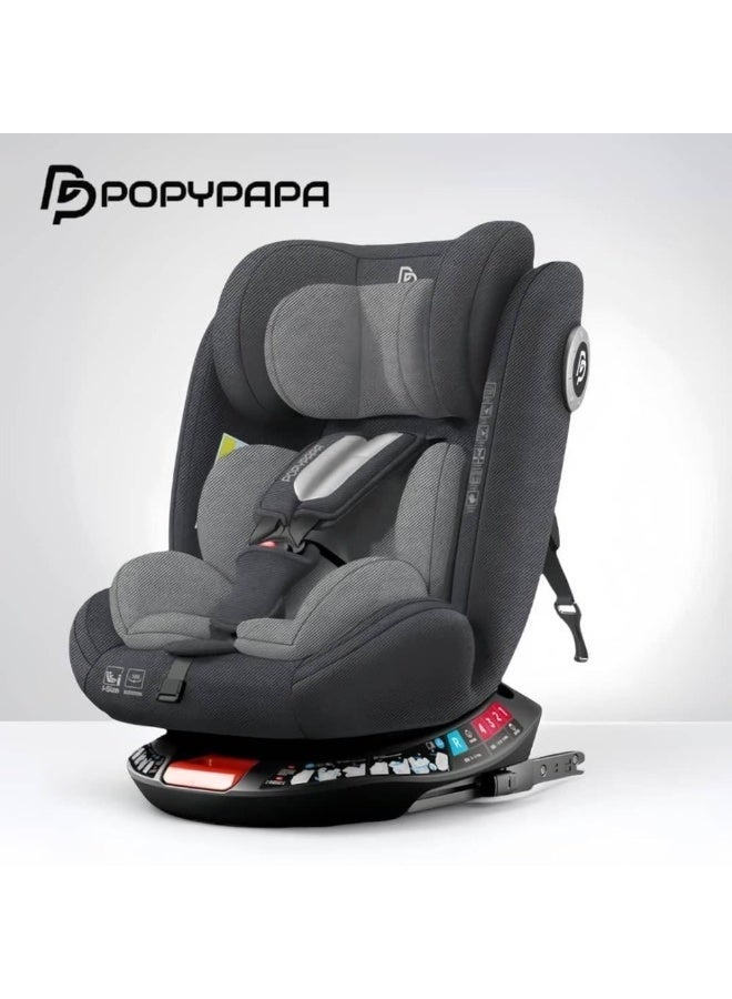 POPYPAPA 360° Convertible Car Seat - ISOFIX, Complete Safety from Birth to 10 Years - Image 1