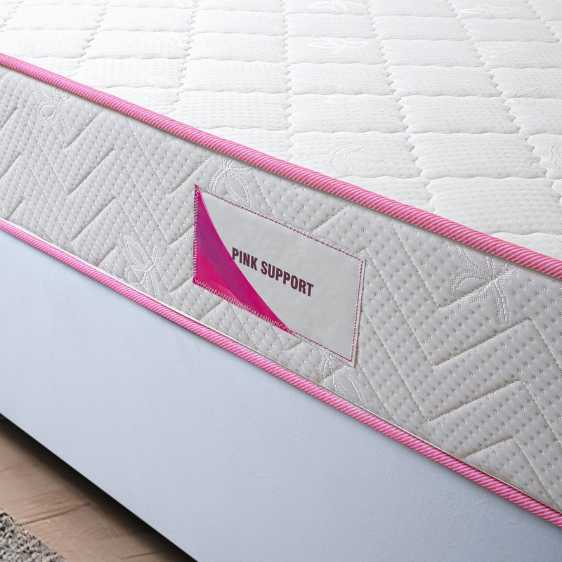 Mattress Ocean Pink Support Tight Top Medical Spring Mattress 200x160x20cm Queen Size - Image 2